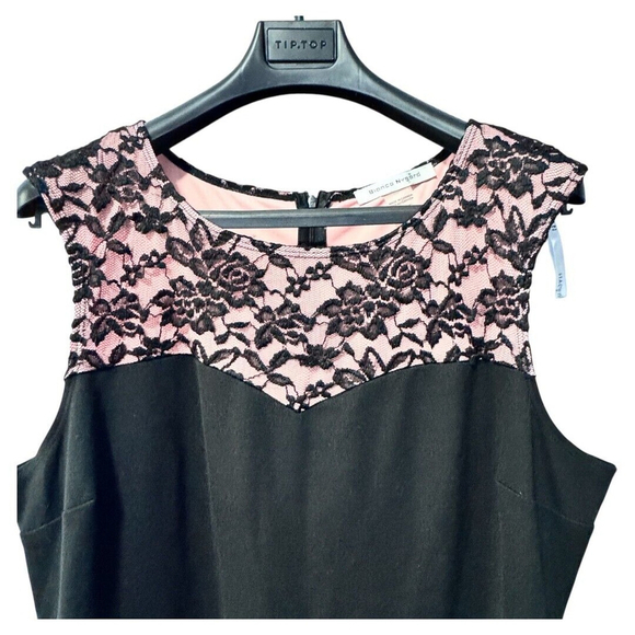 Bionco Nygord XL dress Made in Canada black with lace‎ detail Made in Canada - Picture 2 of 4